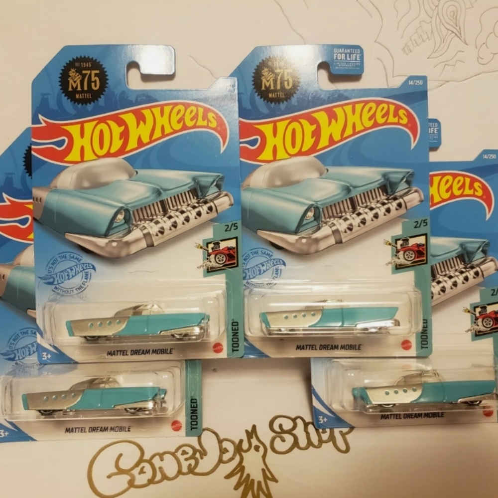 Hot Wheels 75th ANNIVERSARY MATTEL DREAM MOBILE